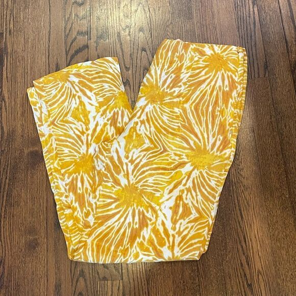 NWT Anthropologie Scotch & Soda Printed Tie Dye Wide Leg Pants Large B-1209 - Picture 3 of 5